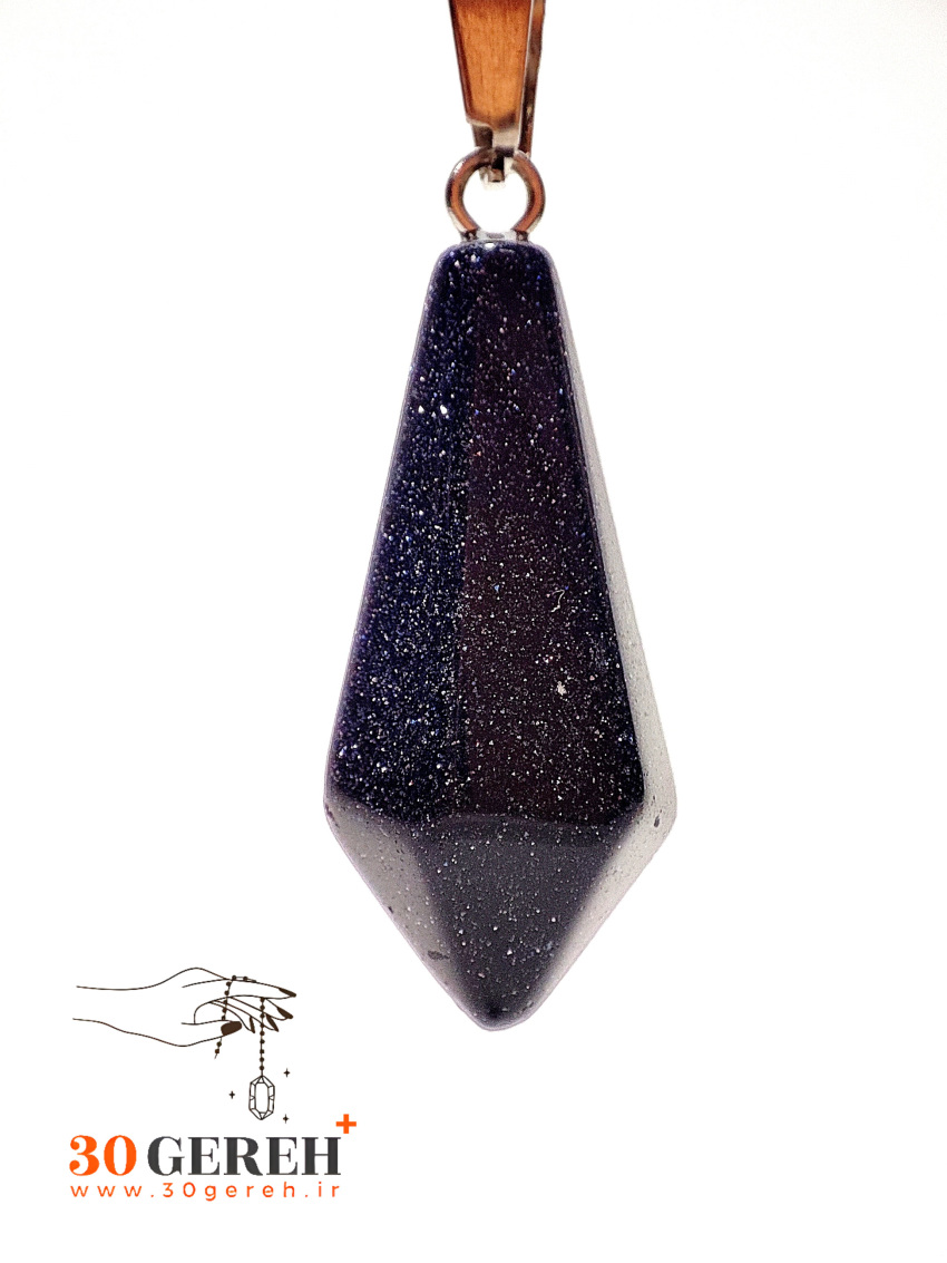 گردنبند سنگ دلربا ( گلدستون ) با زنجیر استیل ضدحساسیت رایگان